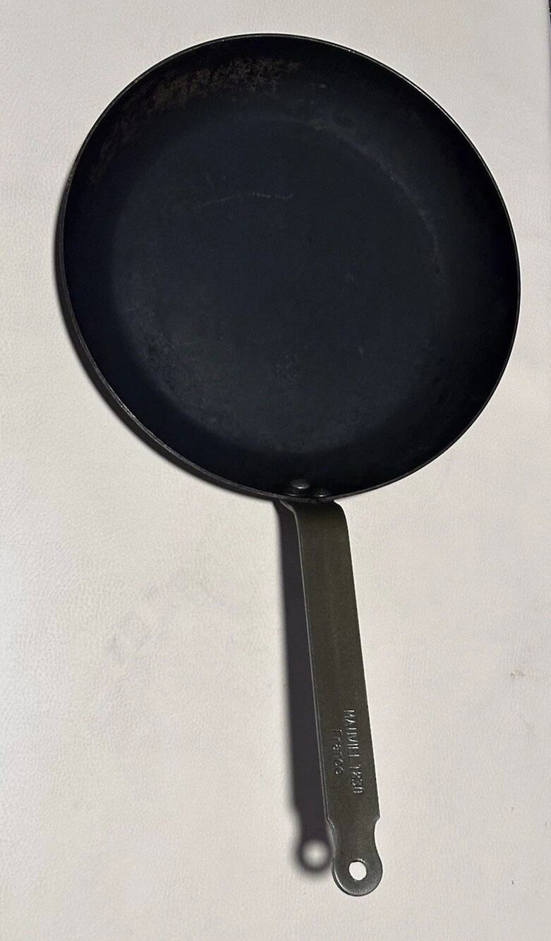 Mauviel 1830 Carbon Steel 11” Skillet Frying Pan Made In France